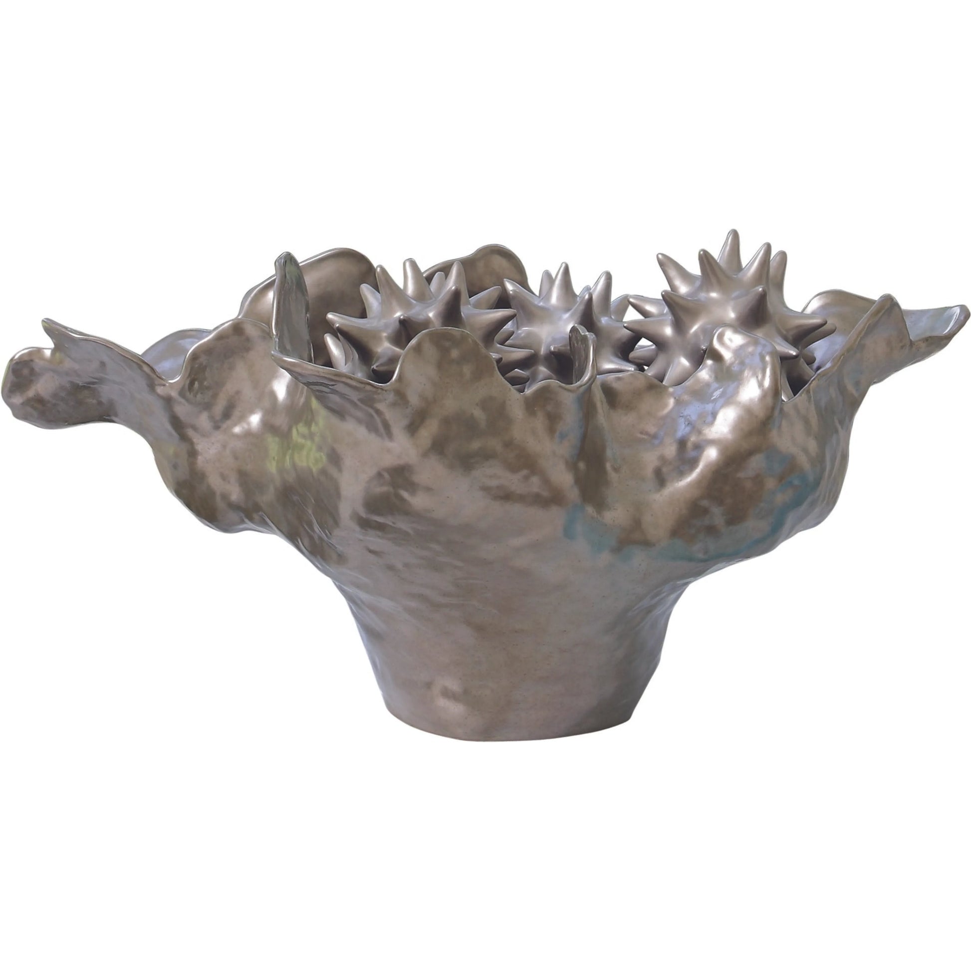 Meteor Bowl by Global Views. Made from ceramic in a coastal style.