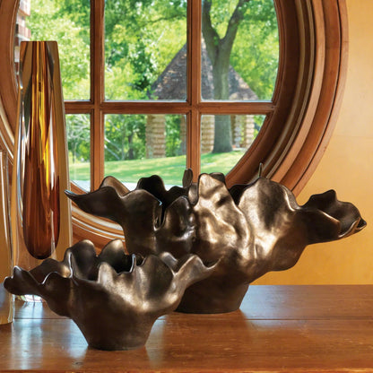 Meteor Bowl by Global Views. Made from ceramic in a coastal style.