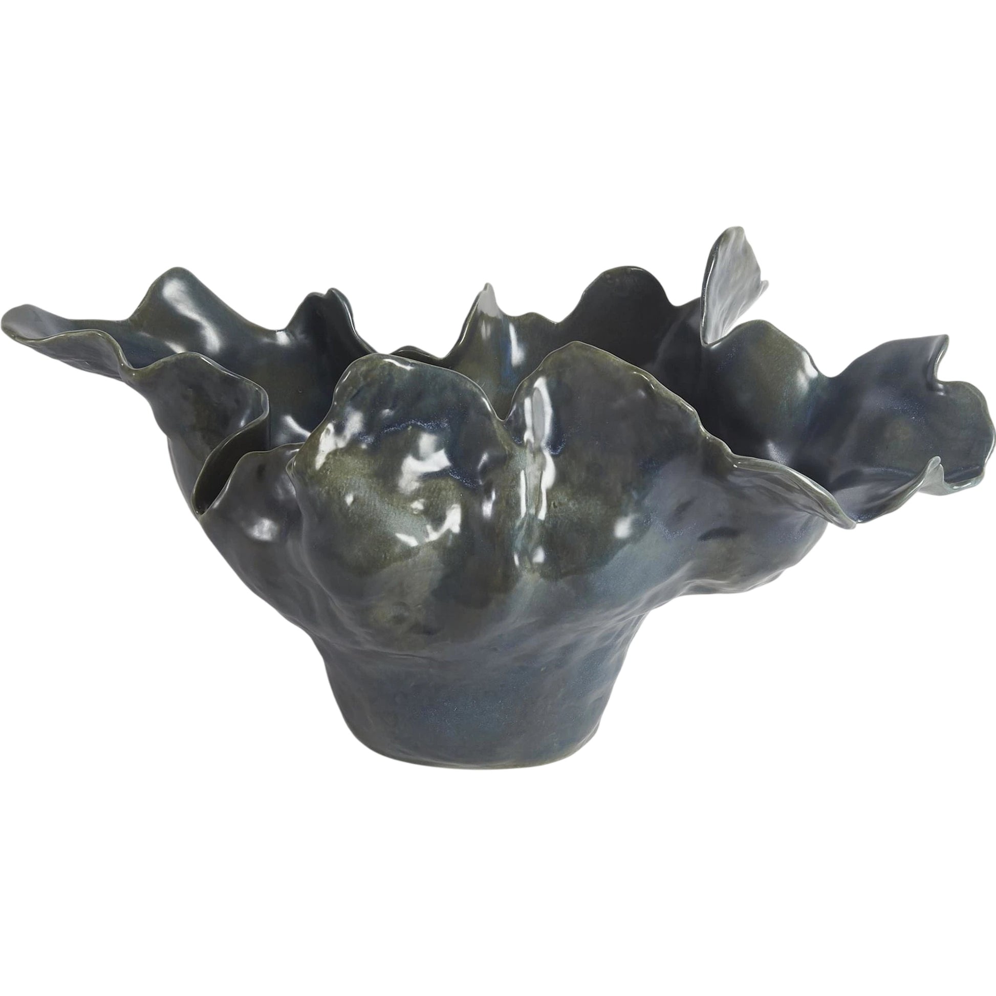 Meteor Bowl by Global Views. Made from ceramic in a coastal style.