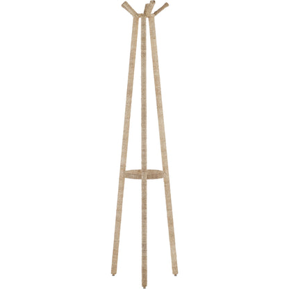 Rolo Coat Rack by Currey and Company. Made from abaca rope, wrought iron in a modern style.