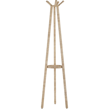 Rolo Coat Rack by Currey and Company. Made from abaca rope, wrought iron in a modern style.