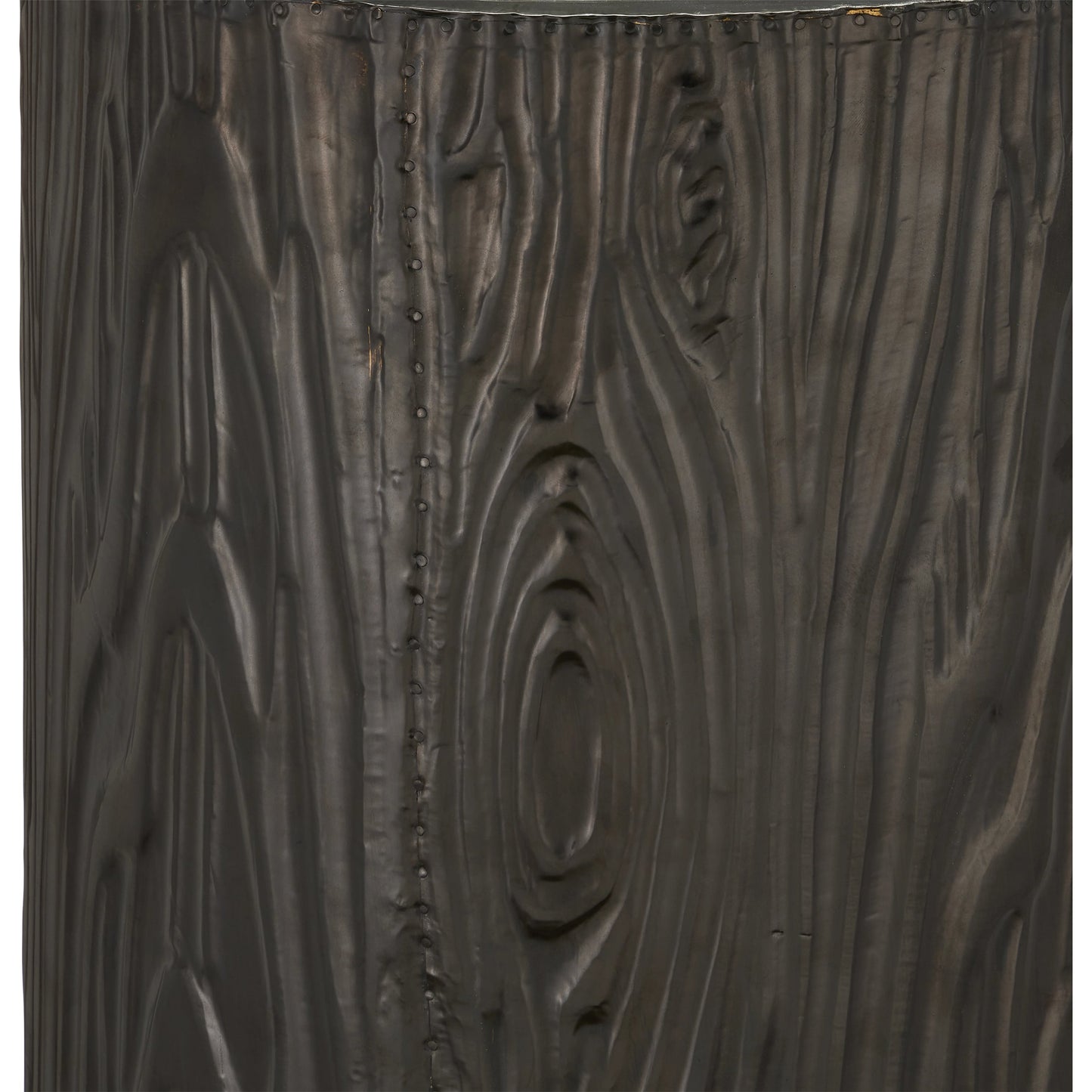 003 SI-2007895 | Closeup | Terra Pedestal by Currey and Company in bronze, brass. Made from natural wood, brass in a modern style.