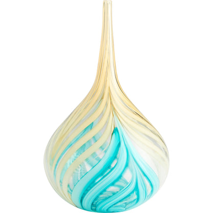 Parlor Palm Vase by Cyan Design in amber, blue. Made from glass in a modern style.