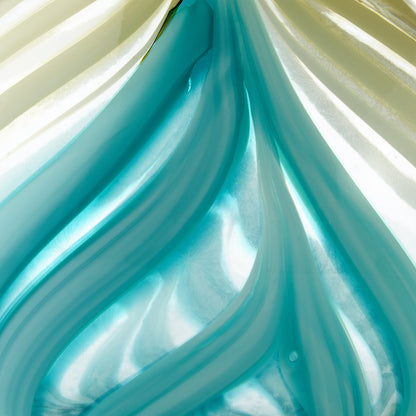 Parlor Palm Vase by Cyan Design in amber, blue. Made from glass in a modern style.