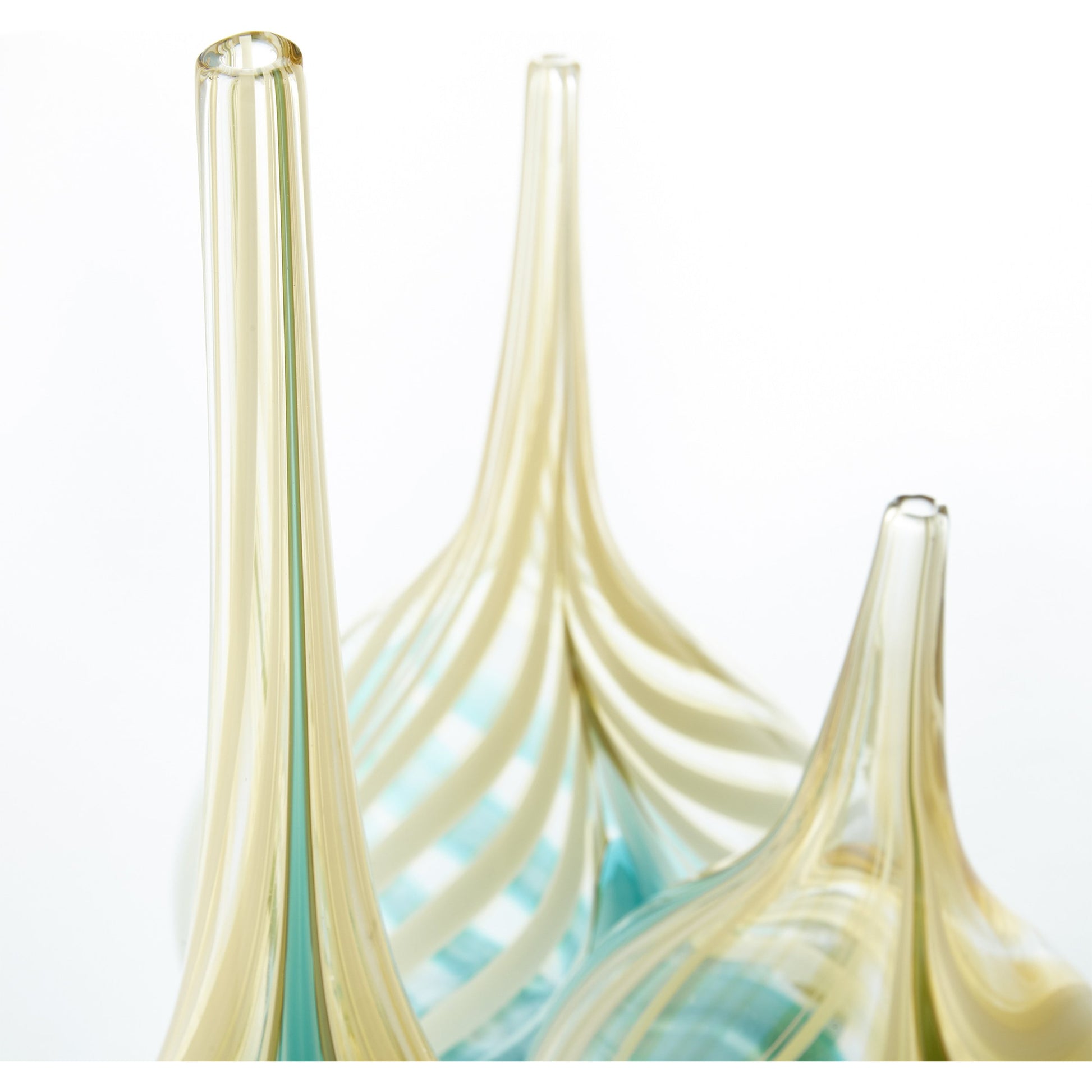 Parlor Palm Vase by Cyan Design in amber, blue. Made from glass in a modern style.