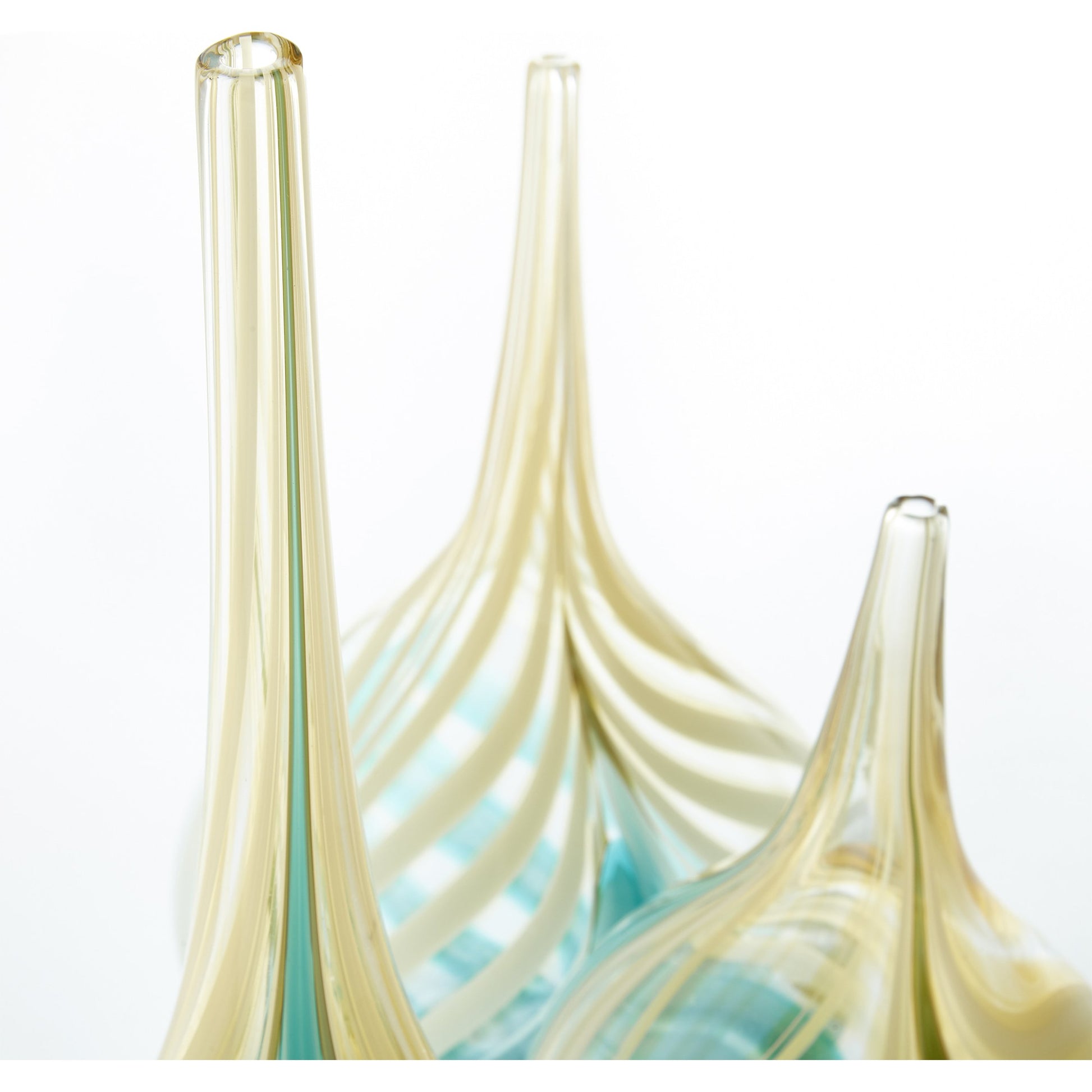 Parlor Palm Vase by Cyan Design in amber, blue. Made from glass in a modern style.