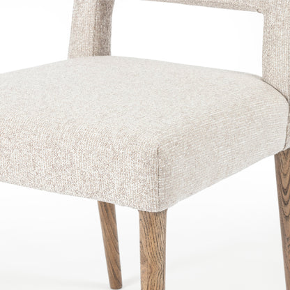 Joseph Dining Chair by Four Hands in toasted nettlewood. Made from unique in a transitional style.