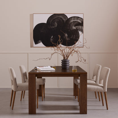 Joseph Dining Chair by Four Hands in toasted nettlewood. Made from unique in a transitional style.