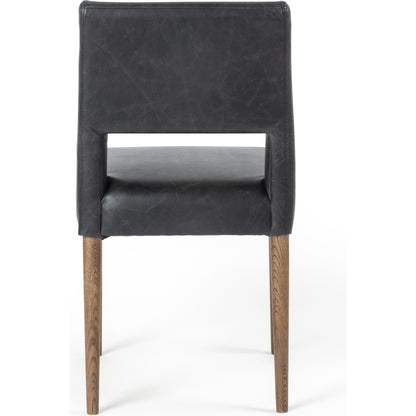 Joseph Dining Chair by Four Hands in toasted nettlewood. Made from unique in a transitional style.
