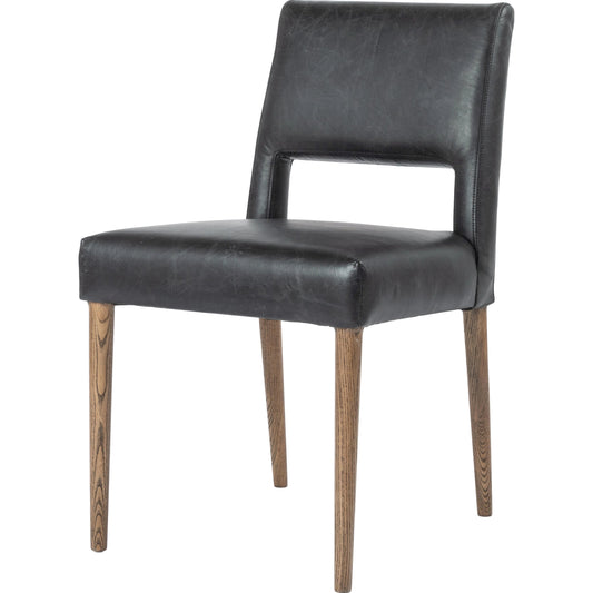Joseph Dining Chair by Four Hands in toasted nettlewood. Made from unique in a transitional style.