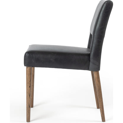 Joseph Dining Chair by Four Hands in toasted nettlewood. Made from unique in a transitional style.