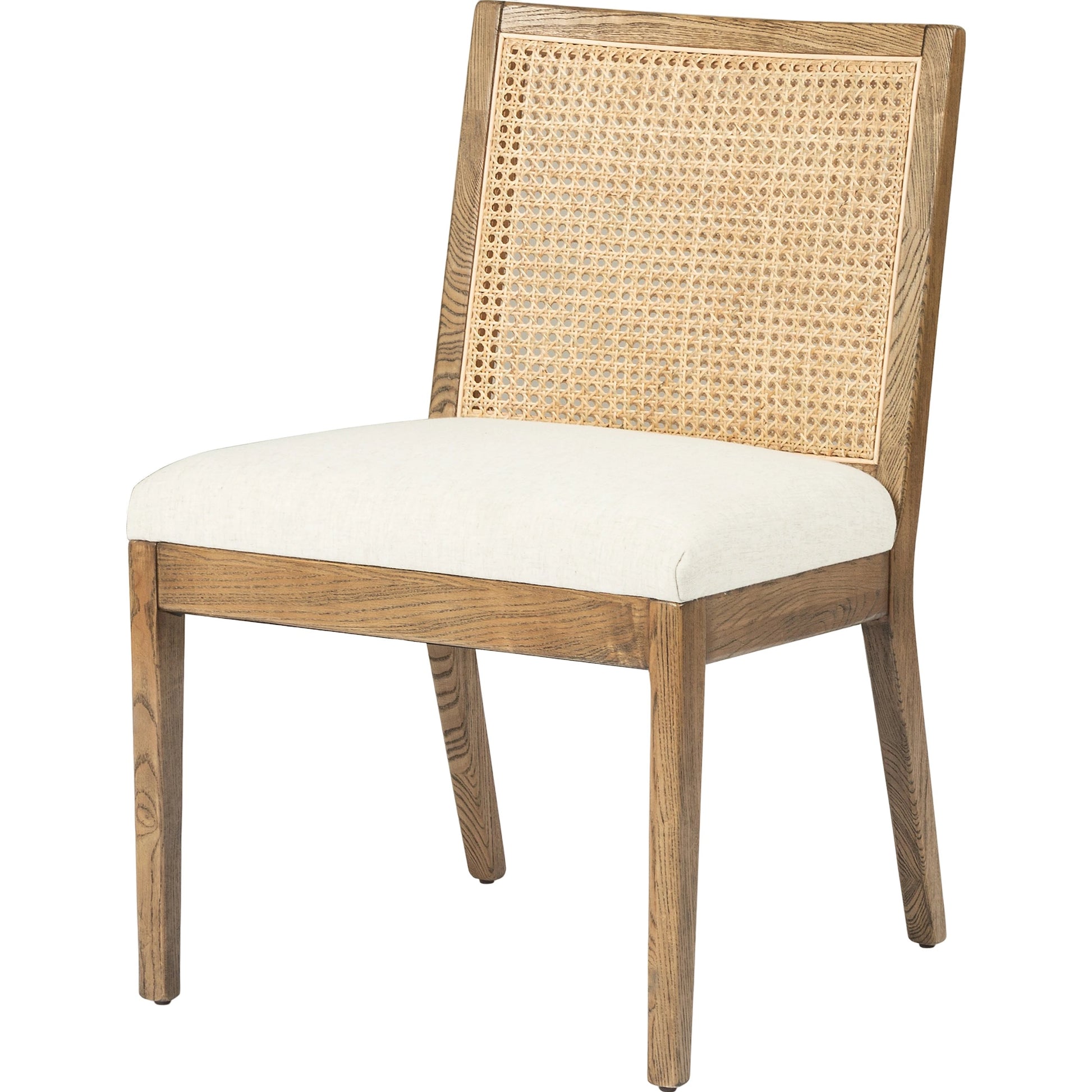 Antonia Cane Armless Dining Chair by Four Hands in toasted nettlewood. Made from unique in a transitional style.