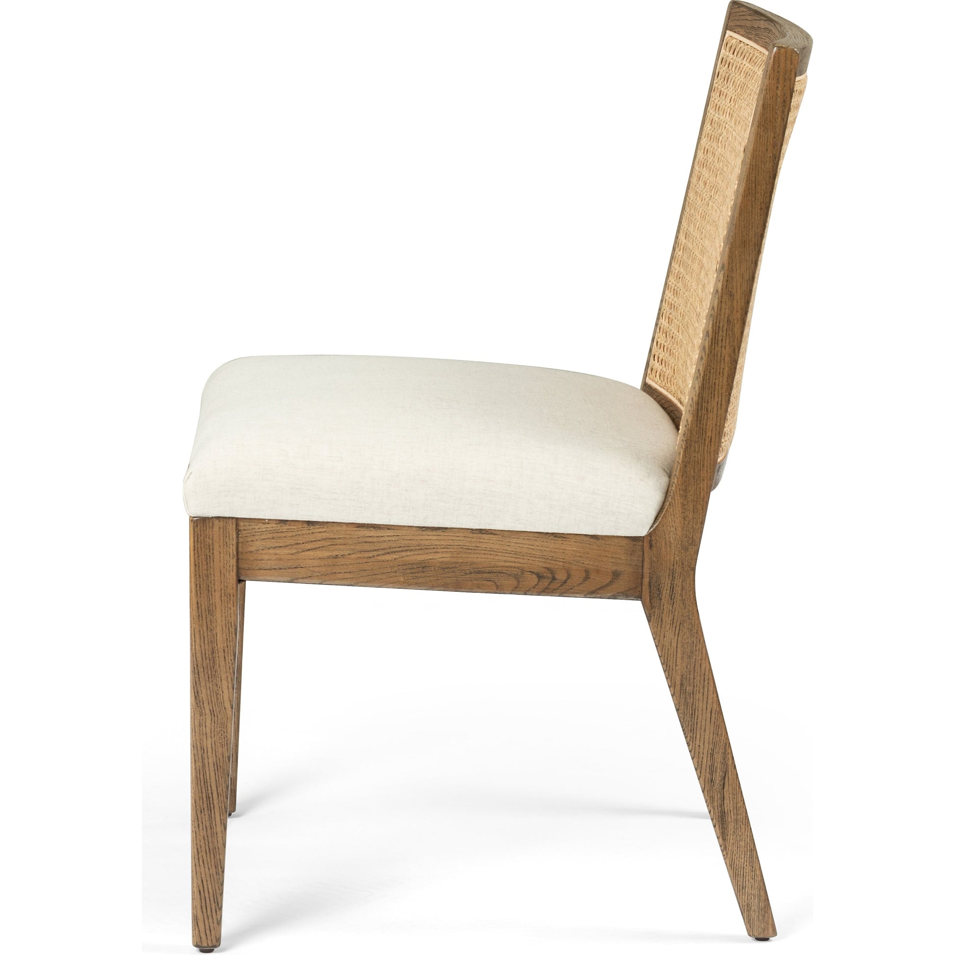 Antonia Cane Armless Dining Chair by Four Hands in toasted nettlewood. Made from unique in a transitional style.