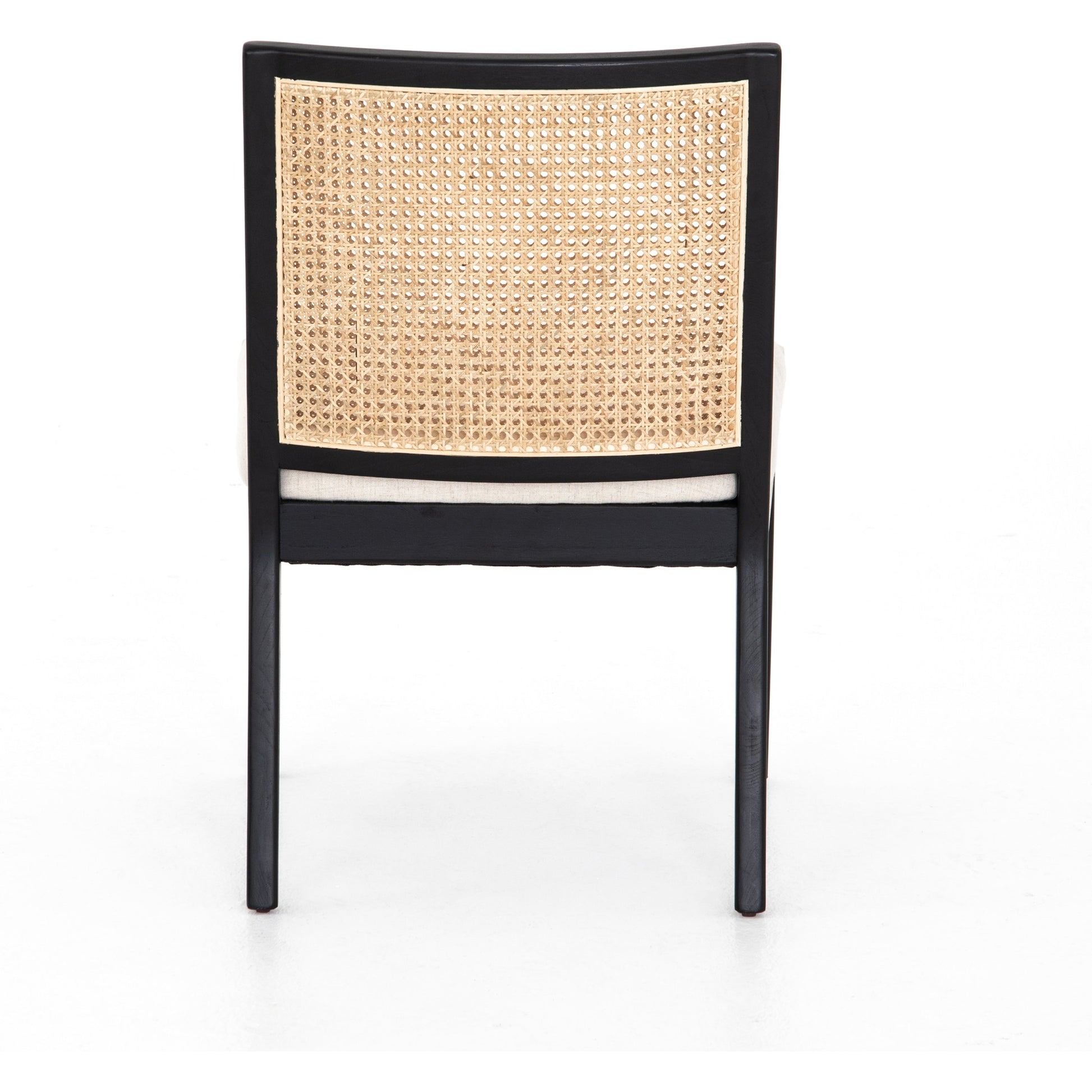 Antonia Cane Armless Dining Chair by Four Hands in toasted nettlewood. Made from unique in a transitional style.