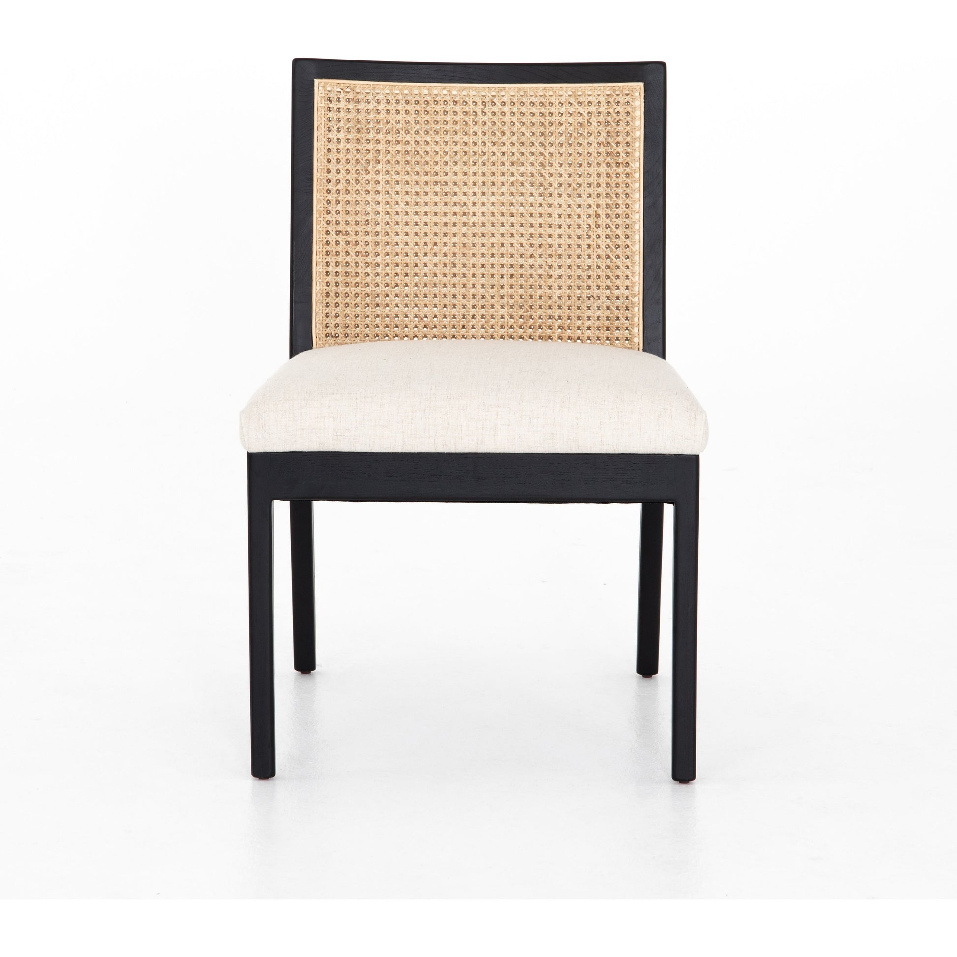 Antonia Cane Armless Dining Chair by Four Hands in toasted nettlewood. Made from unique in a transitional style.