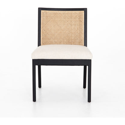 Antonia Cane Armless Dining Chair by Four Hands in toasted nettlewood. Made from unique in a transitional style.