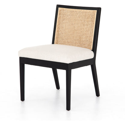Antonia Cane Armless Dining Chair by Four Hands in toasted nettlewood. Made from unique in a transitional style.