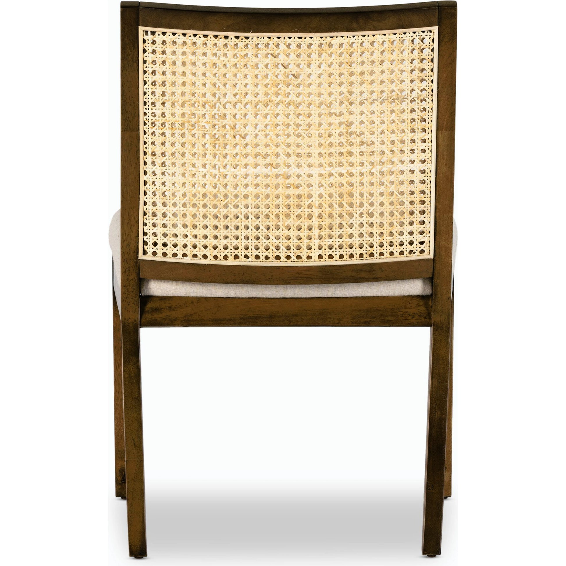 Antonia Cane Armless Dining Chair by Four Hands in toasted nettlewood. Made from unique in a transitional style.
