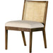 Antonia Cane Armless Dining Chair by Four Hands in toasted nettlewood. Made from unique in a transitional style.
