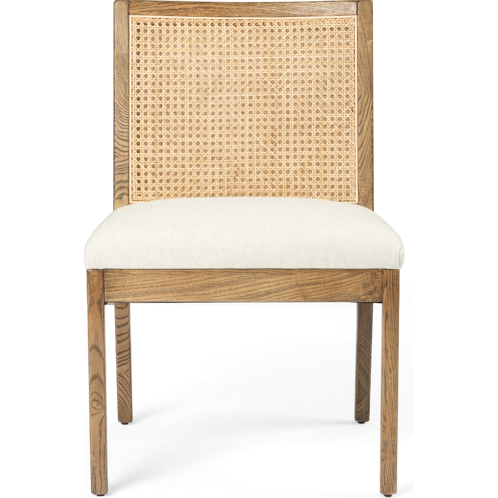 Antonia Cane Armless Dining Chair by Four Hands in toasted nettlewood. Made from unique in a transitional style.