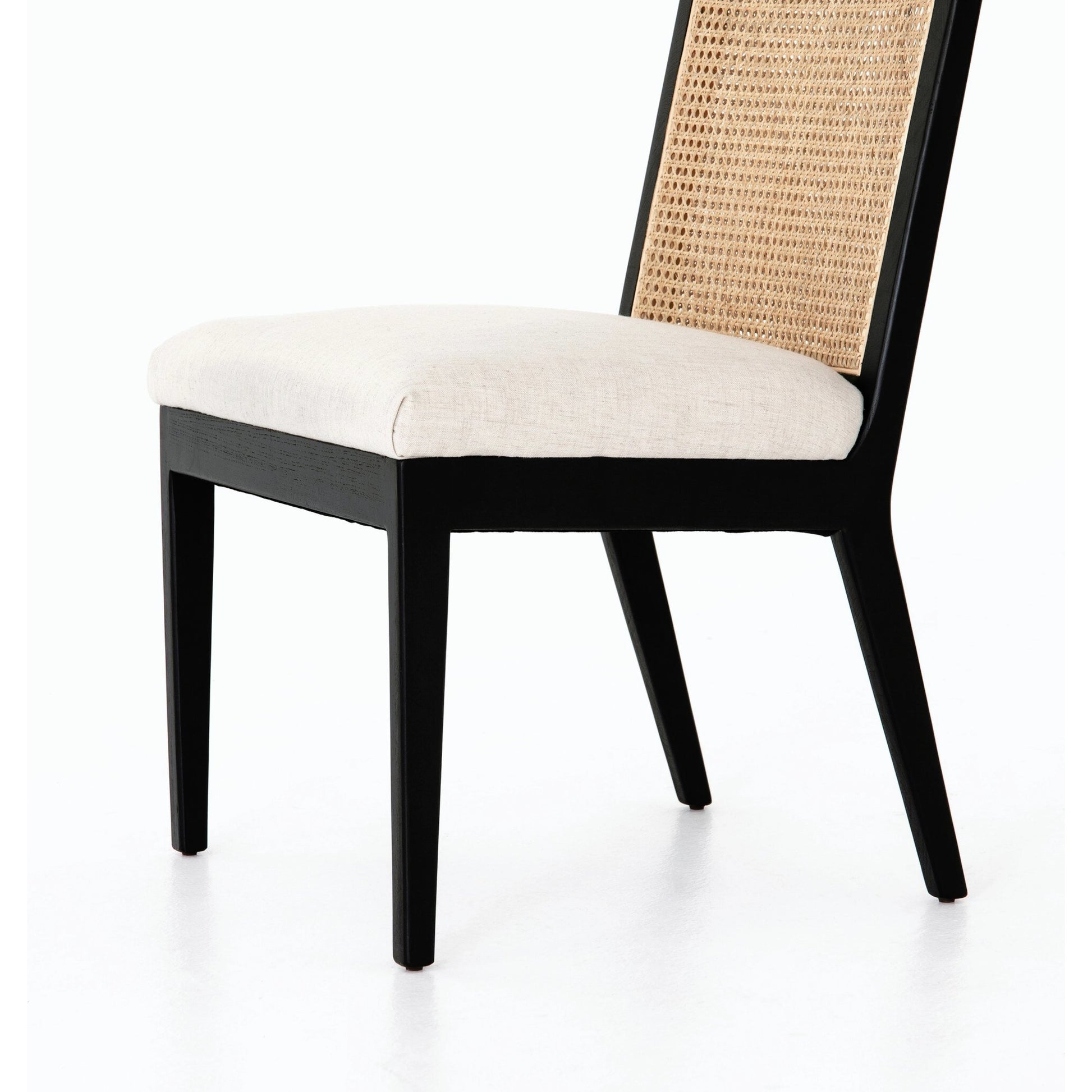 Antonia Cane Armless Dining Chair by Four Hands in toasted nettlewood. Made from unique in a transitional style.