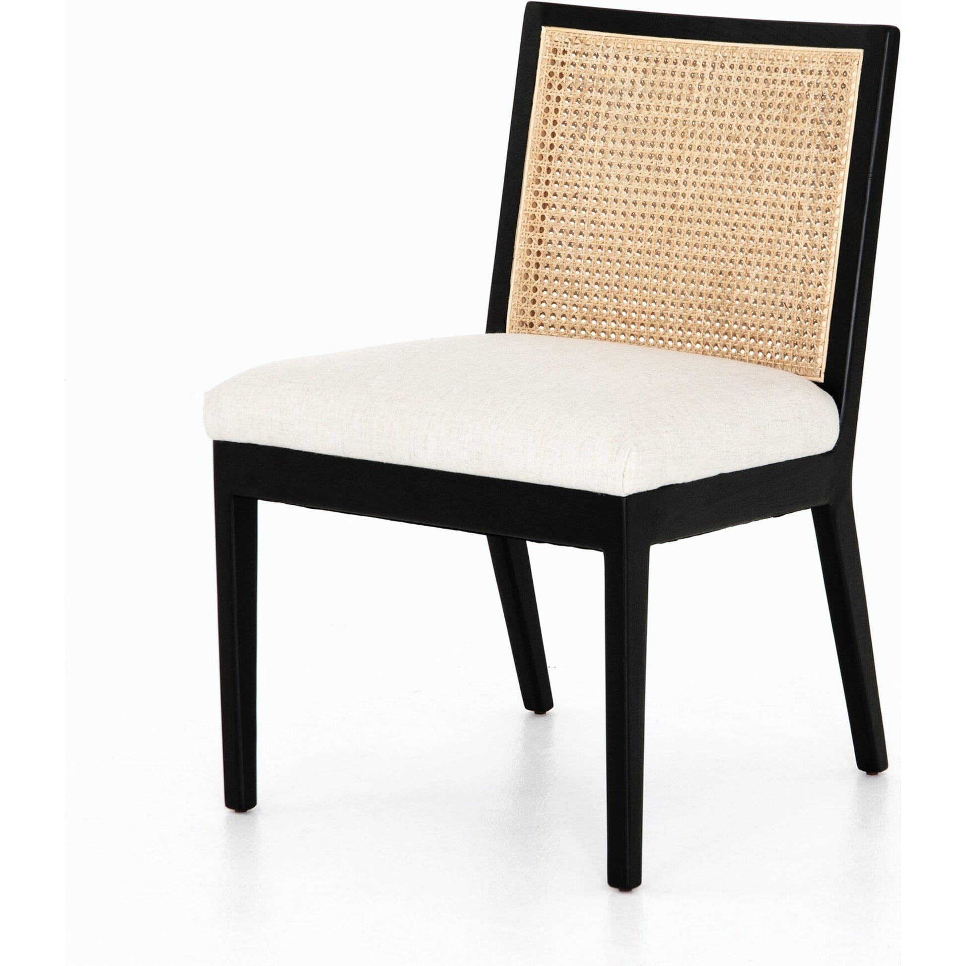 Antonia Cane Armless Dining Chair by Four Hands in toasted nettlewood. Made from unique in a transitional style.