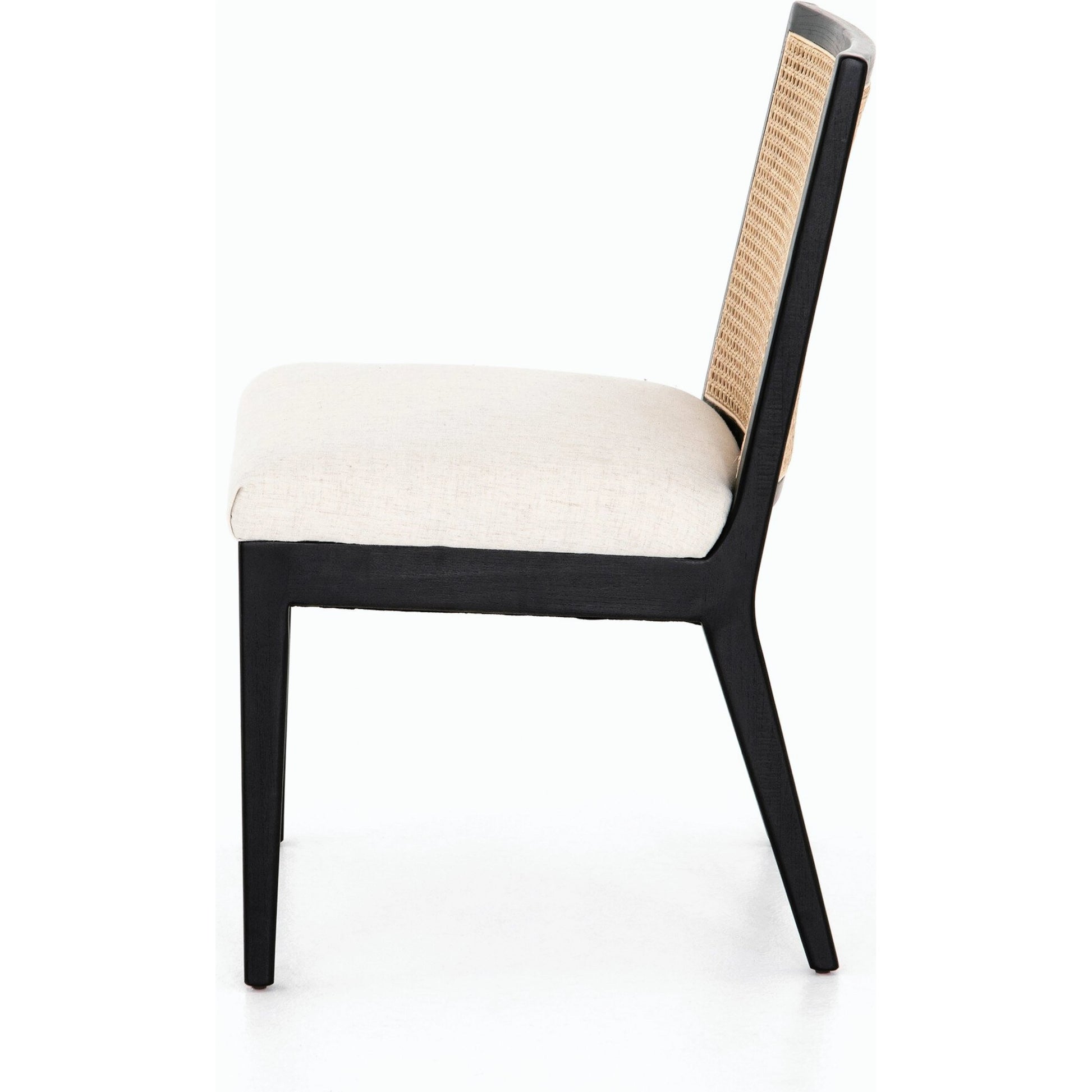 Antonia Cane Armless Dining Chair by Four Hands in toasted nettlewood. Made from unique in a transitional style.