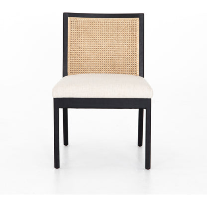 Antonia Cane Armless Dining Chair by Four Hands in toasted nettlewood. Made from unique in a transitional style.
