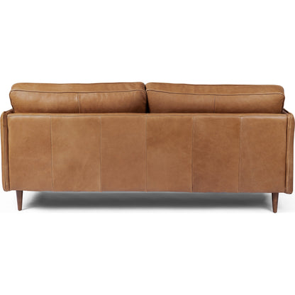 Reese Sofa by Four Hands. Made from top grain leather, solid beech, 100% polyester in a modern style.