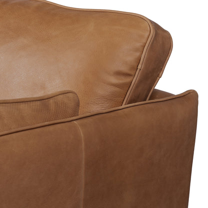 Reese Sofa by Four Hands. Made from top grain leather, solid beech, 100% polyester in a modern style.