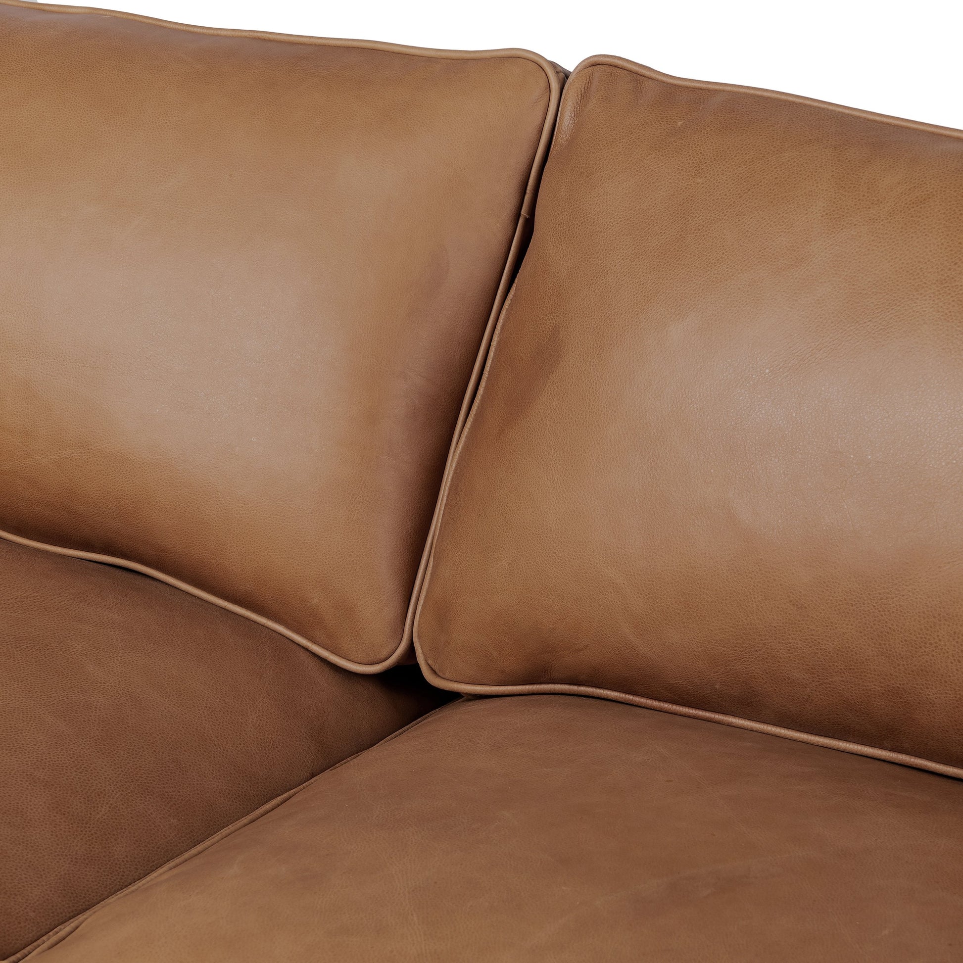 Reese Sofa by Four Hands. Made from top grain leather, solid beech, 100% polyester in a modern style.