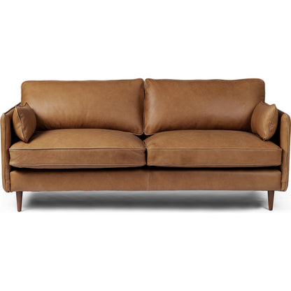 Reese Sofa by Four Hands. Made from top grain leather, solid beech, 100% polyester in a modern style.