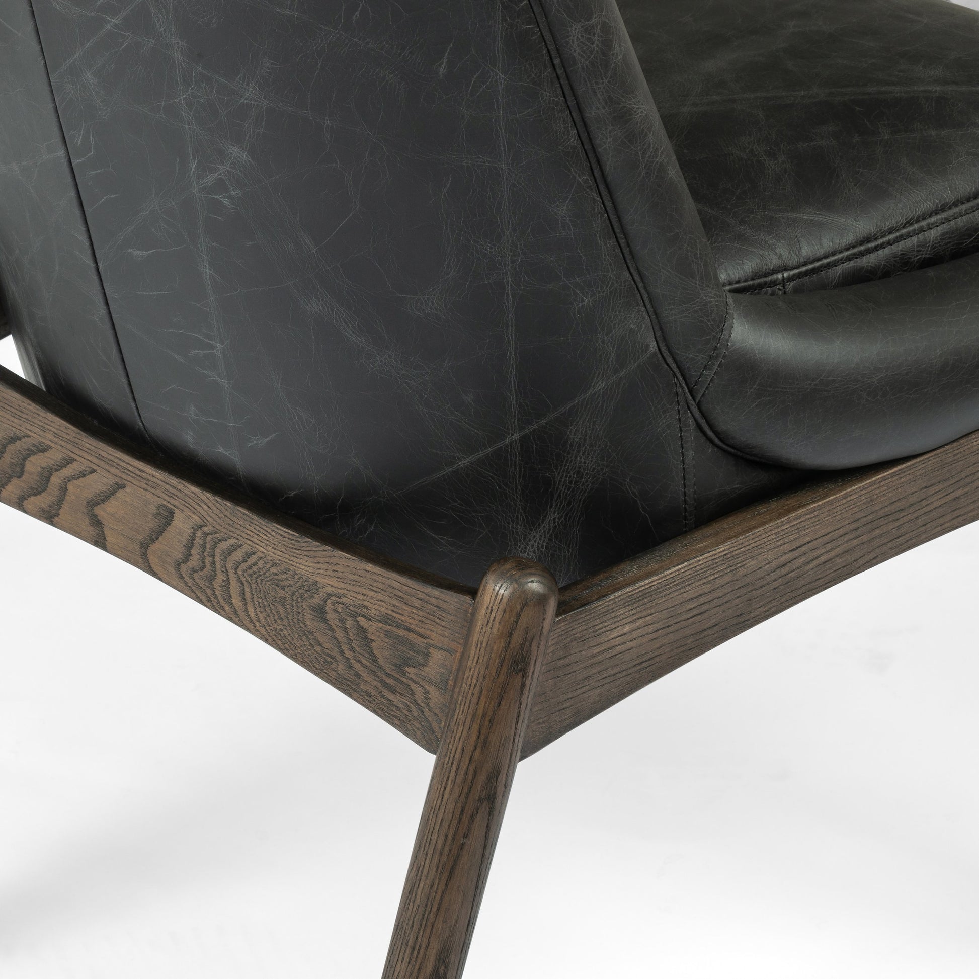Braden Dining Chair by Four Hands in light camel, warm oak. Made from 100% polyester, solid oak in a modern style.