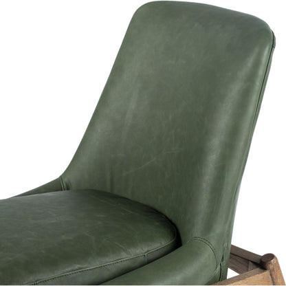 Braden Dining Chair by Four Hands in light camel, warm oak. Made from 100% polyester, solid oak in a modern style.