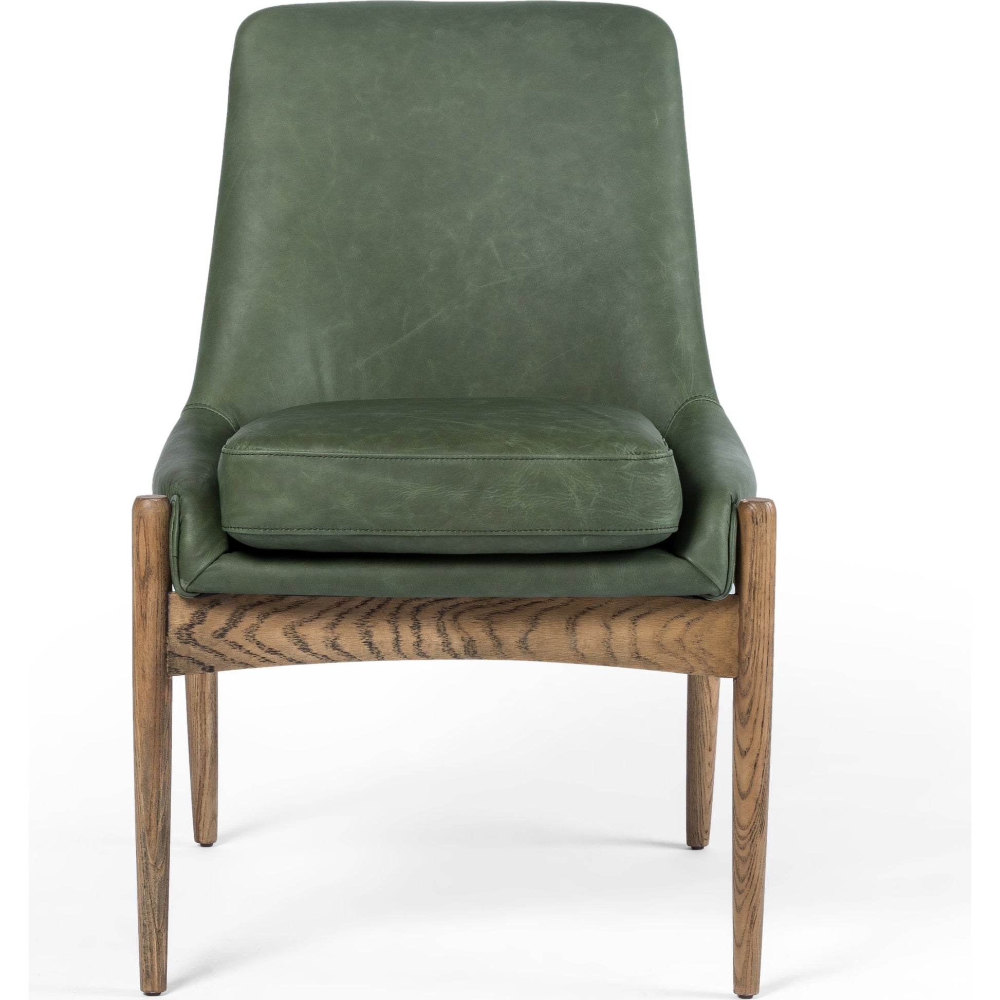 Braden Dining Chair by Four Hands in light camel, warm oak. Made from 100% polyester, solid oak in a modern style.