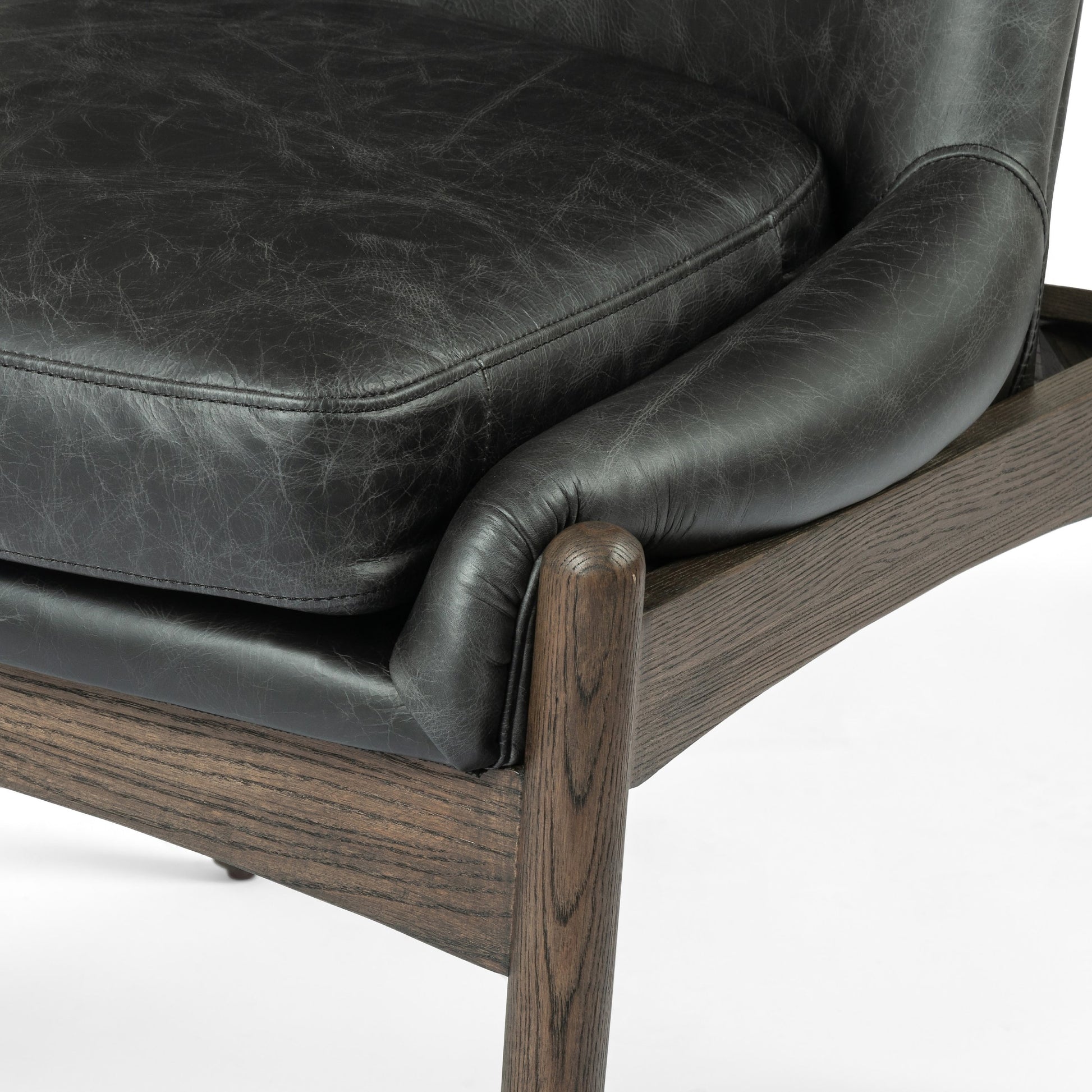 Braden Dining Chair by Four Hands in light camel, warm oak. Made from 100% polyester, solid oak in a modern style.