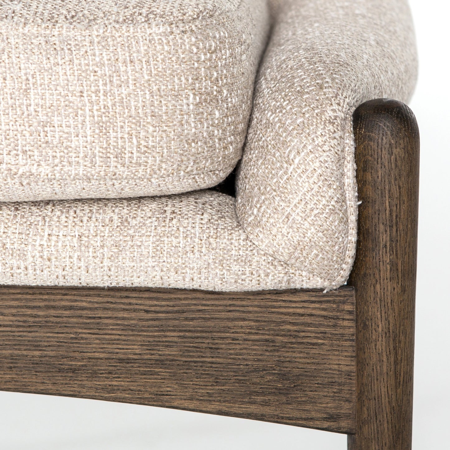 019 SI-1980135 | Additional Silo | Braden Dining Chair by Four Hands in light camel, warm oak. Made from 100% polyester, solid oak in a modern style.