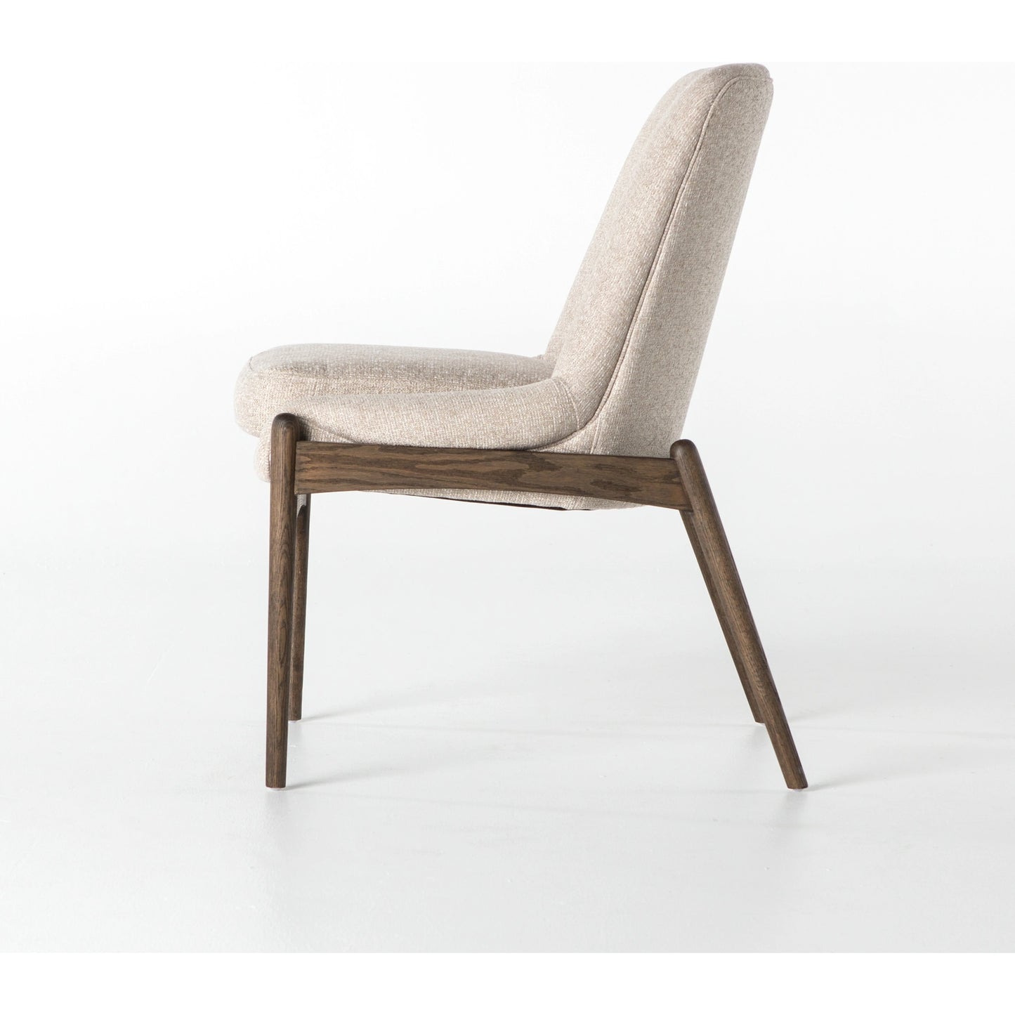 018 SI-1980135 | Additional Silo | Braden Dining Chair by Four Hands in light camel, warm oak. Made from 100% polyester, solid oak in a modern style.