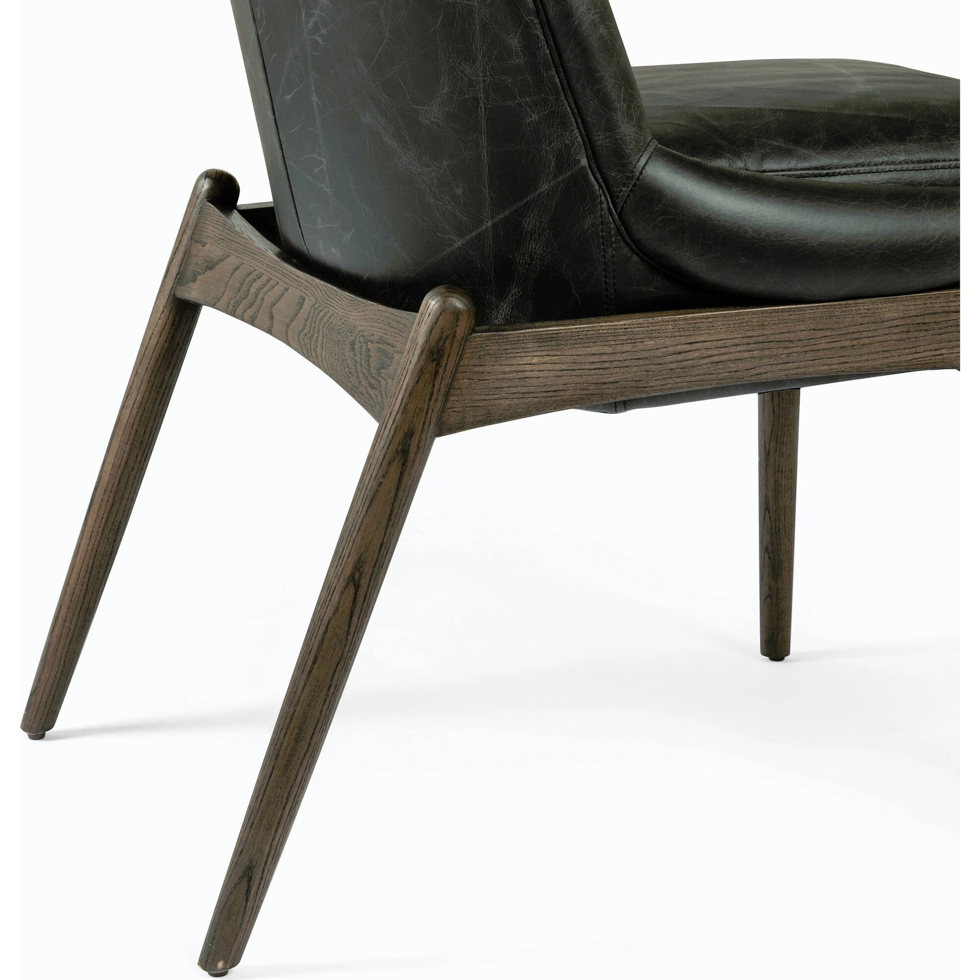 Braden Dining Chair by Four Hands in light camel, warm oak. Made from 100% polyester, solid oak in a modern style.