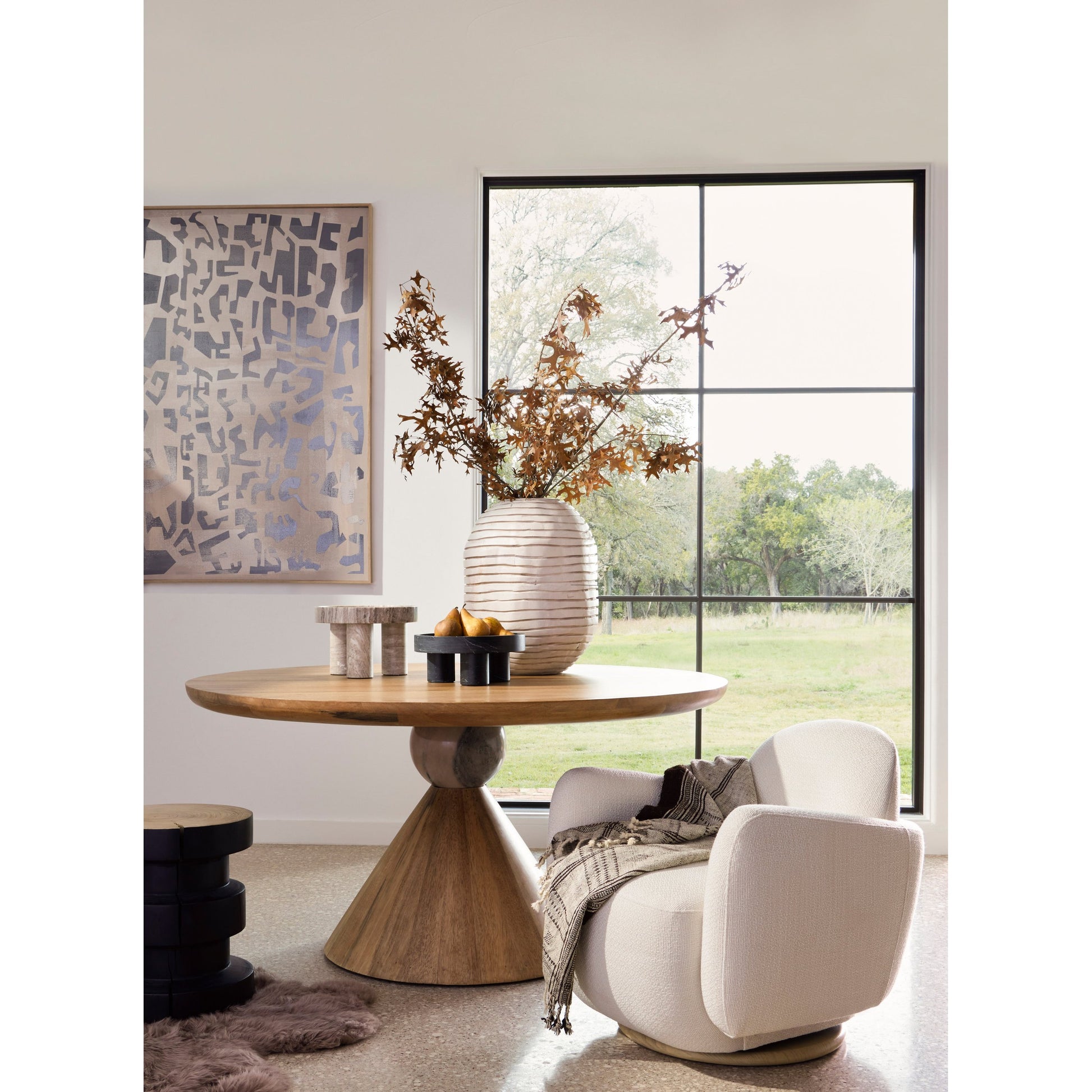 Inez End Table by Four Hands. Made from solid pine in a eclectic & global style.