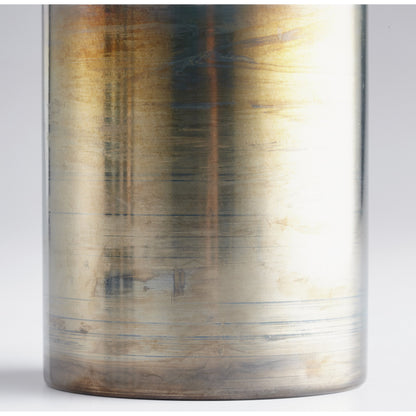 Reina Cylindar Vase by Cyan Design in pyrite. Made from glass in a modern style.