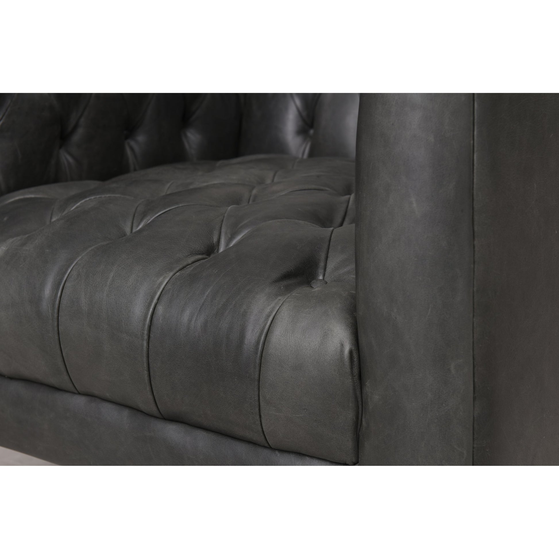 Williams Leather Chair by Four Hands in natural washed camel, weathered ash. Made from top grain leather, solid ash, 100% polyester in a rustic style.