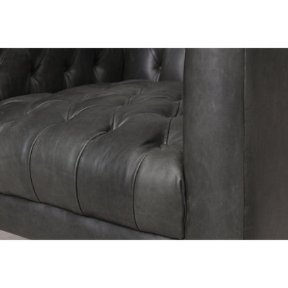 Williams Leather Chair by Four Hands in natural washed camel, weathered ash. Made from top grain leather, solid ash, 100% polyester in a rustic style.