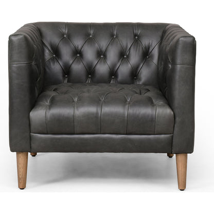 Williams Leather Chair by Four Hands in natural washed camel, weathered ash. Made from top grain leather, solid ash, 100% polyester in a rustic style.