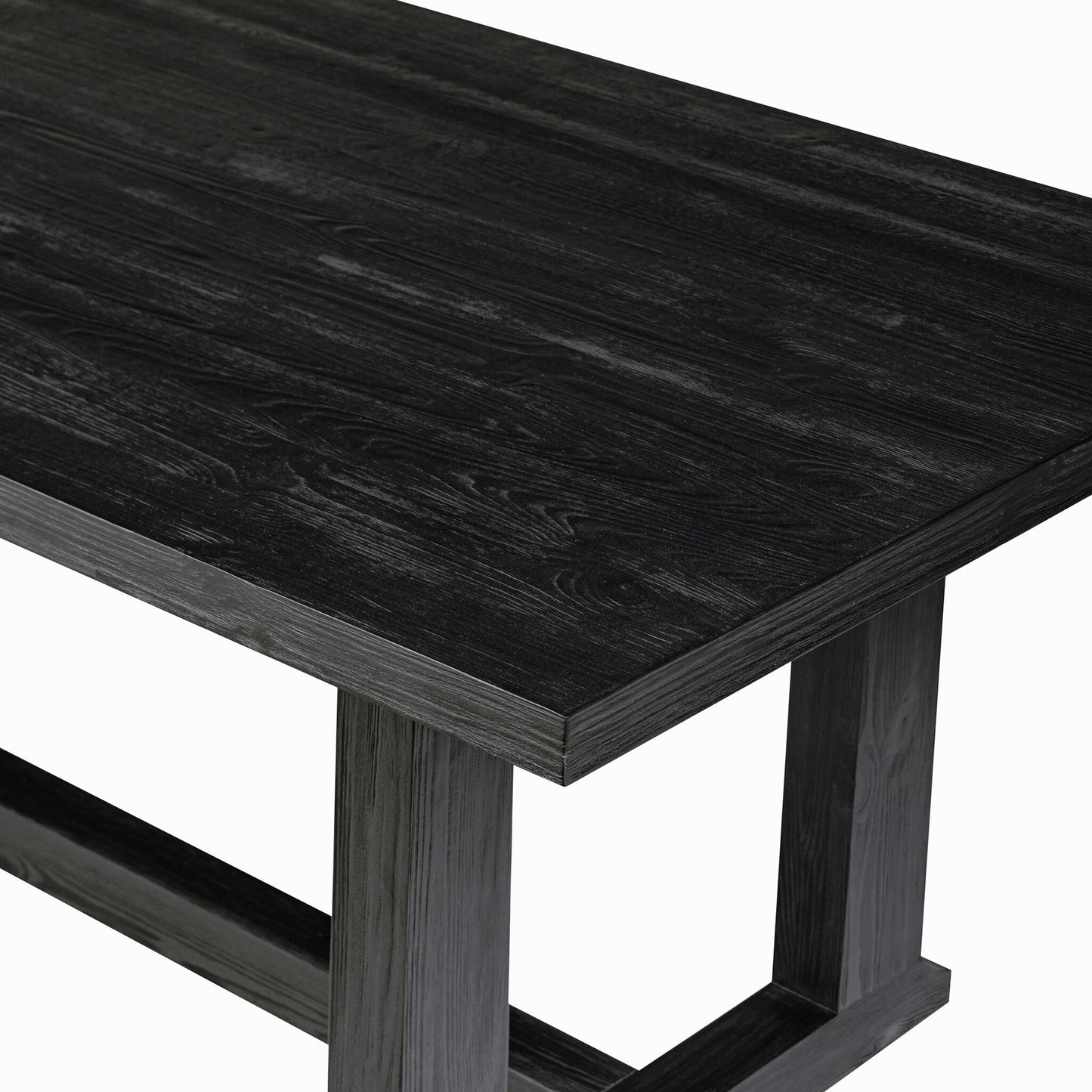 018 SI-2158371 | Closeup | Otto Dining Table by Four Hands. Made from solid pine in a cottage & farmhouse style.