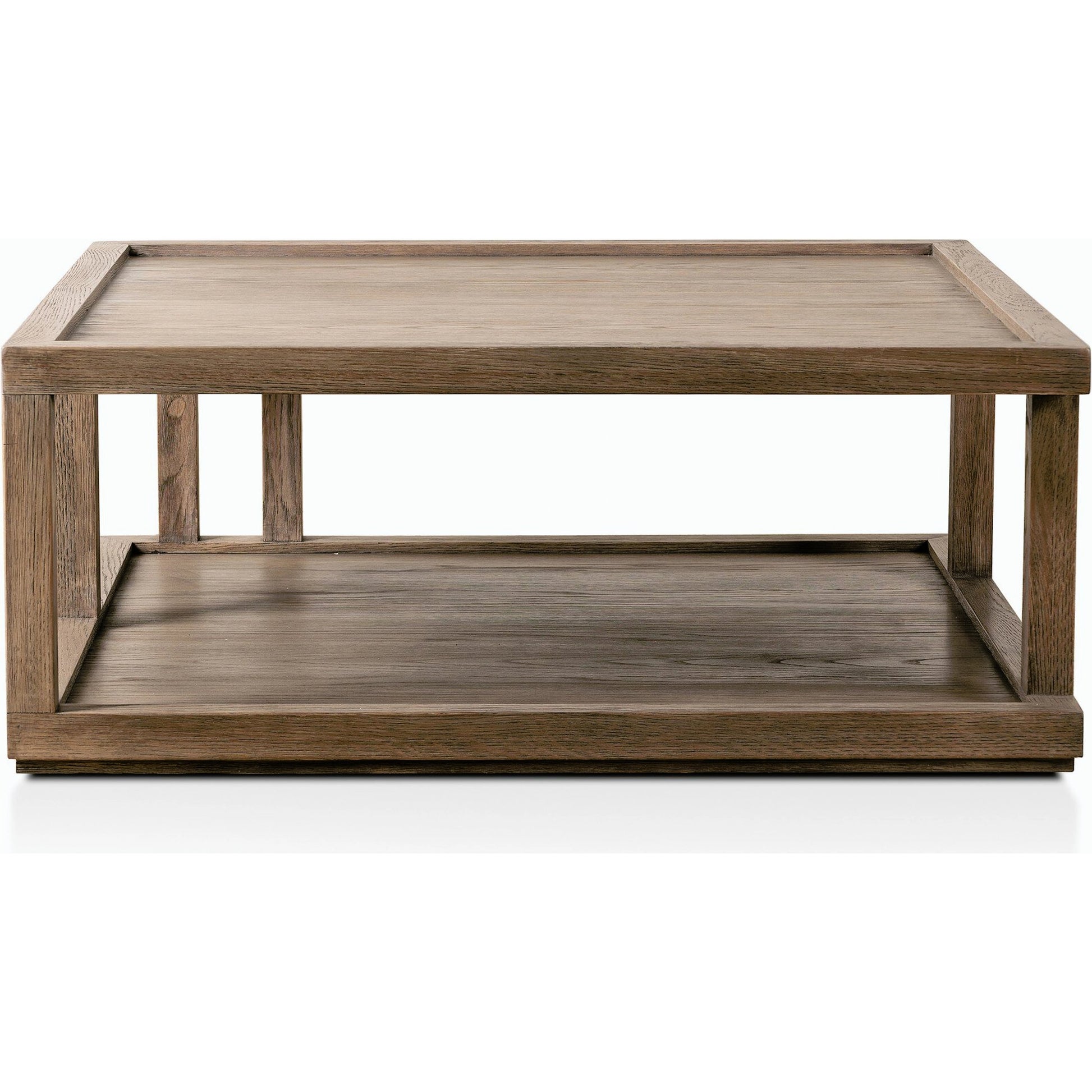 Charley Coffee Table by Four Hands. Made from oak veneer, solid oak in a modern style.