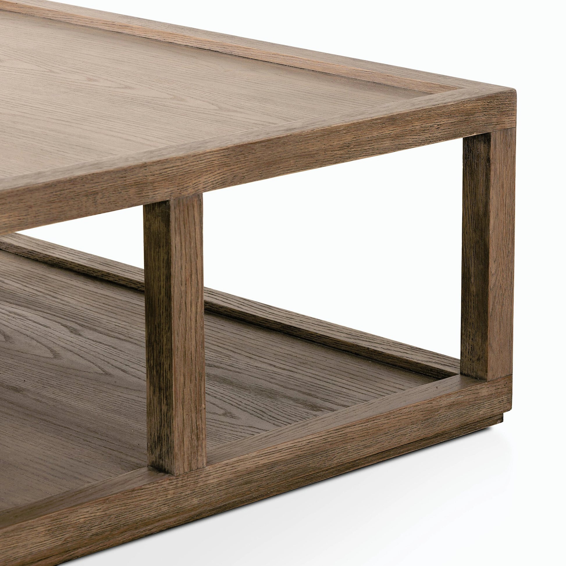 Charley Coffee Table by Four Hands. Made from oak veneer, solid oak in a modern style.