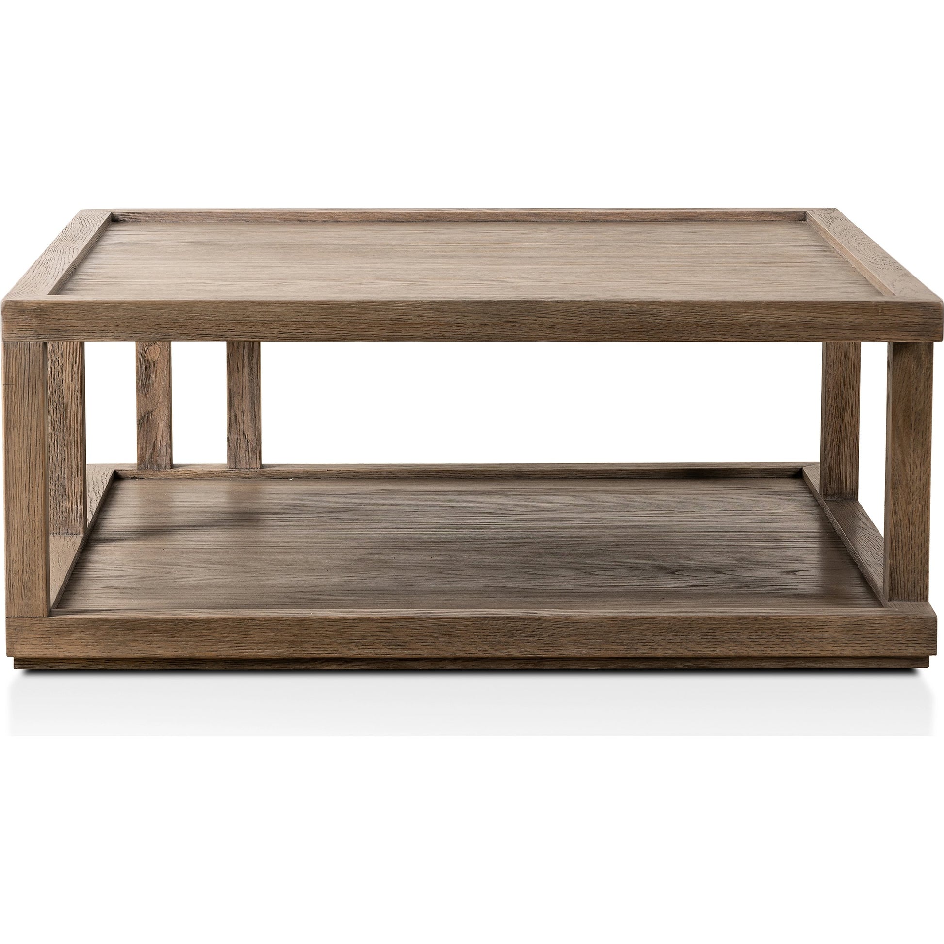 Charley Coffee Table by Four Hands. Made from oak veneer, solid oak in a modern style.