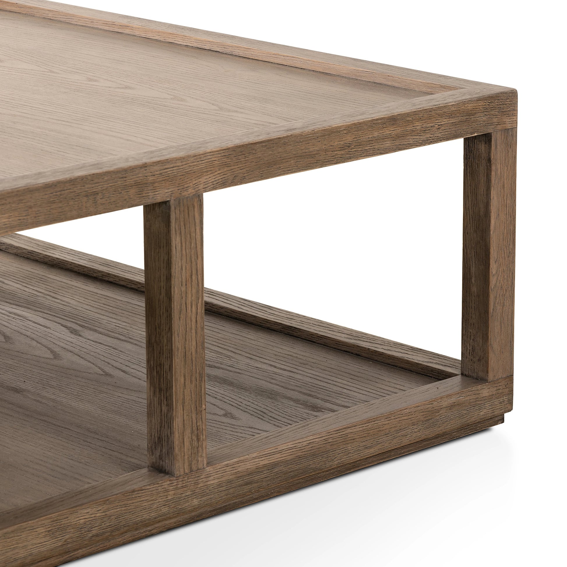 Charley Coffee Table by Four Hands. Made from oak veneer, solid oak in a modern style.