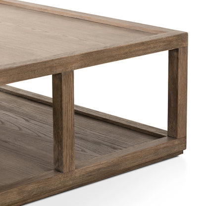 Charley Coffee Table by Four Hands. Made from oak veneer, solid oak in a modern style.